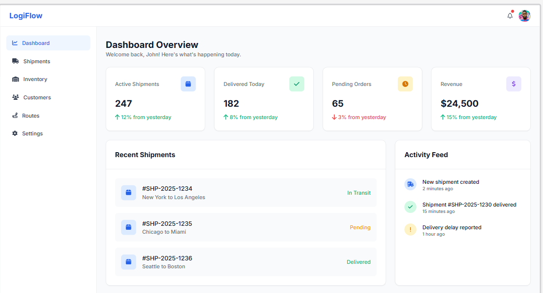 Logistic Management App